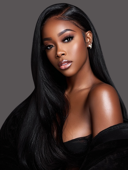 Satin Sleek Straight 18(inches) HD 13*6 Lace Frontal Wig